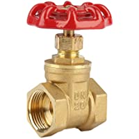 Los mejores  - Válvula de Compuerta de Latón Roscado DN20 de 3-4&quot-- Válvula de Compuerta Giratoria Manual de Flujo Bidireccional…